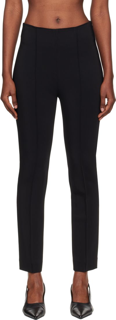 Róhe Róhe Black Cigarette Leg Trousers
