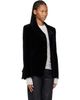 Róhe Róhe Black Classic Fitted Velvet Blazer - 2