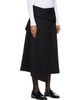Róhe Róhe Black Deconstructed Trench Midi Skirt - 2