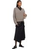 Róhe Róhe Black Deconstructed Trench Midi Skirt - 4