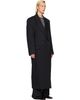 Róhe Róhe Black Double Breasted Tailored Coat - 2