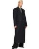 Róhe Róhe Black Double Breasted Tailored Coat - 4