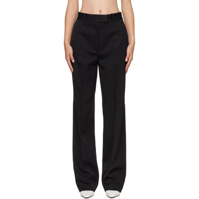 Róhe Róhe Black Kee Straight Leg Tailored Trousers