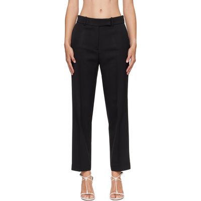 Róhe Róhe Black Mies Cigarette Leg Tailored Trousers