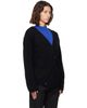 Róhe Róhe Black Off-Shoulder Wrap Cardigan - 2