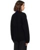 Róhe Róhe Black Off-Shoulder Wrap Cardigan - 3