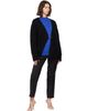 Róhe Róhe Black Off-Shoulder Wrap Cardigan - 4