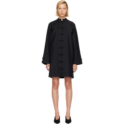 Róhe Róhe Black Pankou Closure Minidress