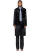 Róhe Róhe Black Pony Hair Coat - 1