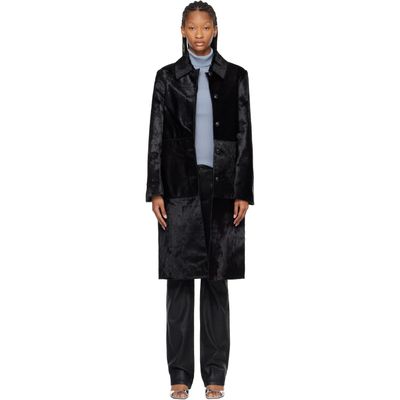 Róhe Róhe Black Pony Hair Coat