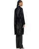 Róhe Róhe Black Pony Hair Coat - 3
