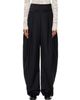 Róhe Róhe Black Puck Sculptural Cumberband Trousers - 1