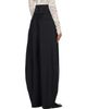 Róhe Róhe Black Puck Sculptural Cumberband Trousers - 3