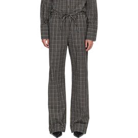 Róhe Róhe Black Relaxed-Fit Trousers