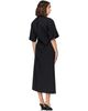 Róhe Róhe Black Sculptural Shortsleeve Midi Dress - 3