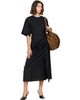 Róhe Róhe Black Sculptural Shortsleeve Midi Dress - 4
