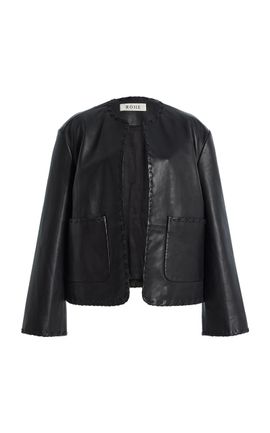 Róhe Róhe BlanketStitched Leather Jacket
