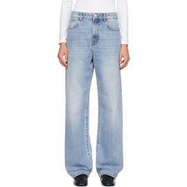 Róhe Róhe Blue Bruun Signature Baggy Jeans