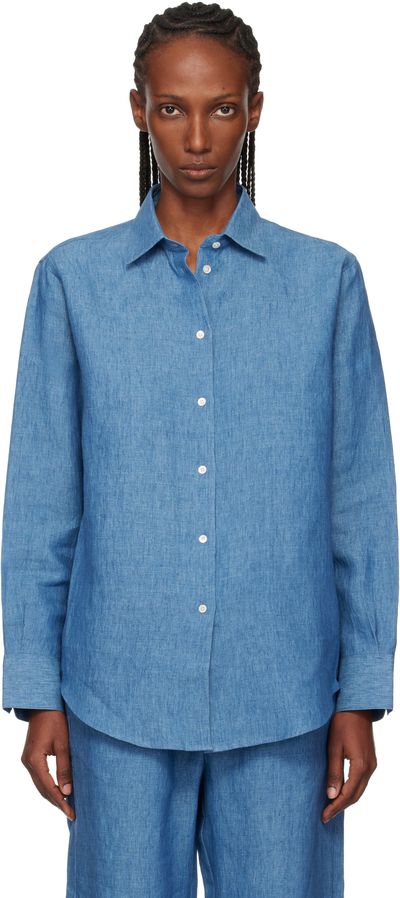 Róhe Róhe Blue Classic Chambray Shirt