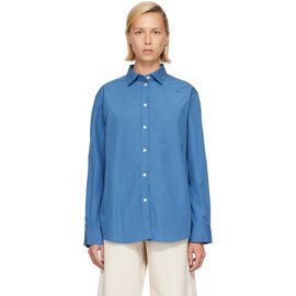 Róhe Róhe Blue Classic Fit Shirt