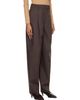 Róhe Róhe Brown Daria Single Pleat Straight Leg Trousers - 2