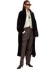 Róhe Róhe Brown Daria Single Pleat Straight Leg Trousers - 4