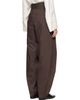 Róhe Róhe Brown Sarong Knot Trousers - 3