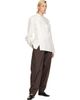 Róhe Róhe Brown Sarong Knot Trousers - 4