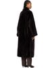 Róhe Róhe Brown Shearling Shawl Collar Coat - 3