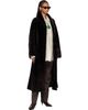 Róhe Róhe Brown Shearling Shawl Collar Coat - 4