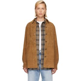 Róhe Róhe Brown Suede Pankou Overshirt