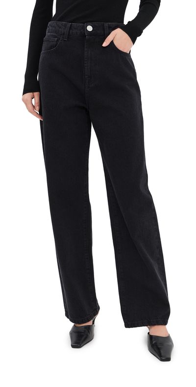 Róhe Róhe Bruun Signature Baggy Denim Jeans Black