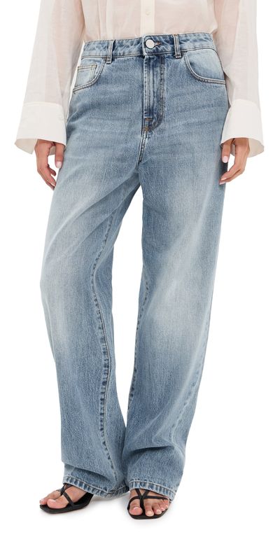 Róhe Róhe Bruun Signature Baggy Denim Jeans Classic Blue