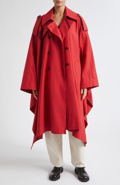 Róhe Róhe Cape Stretch Cotton Trench Coat