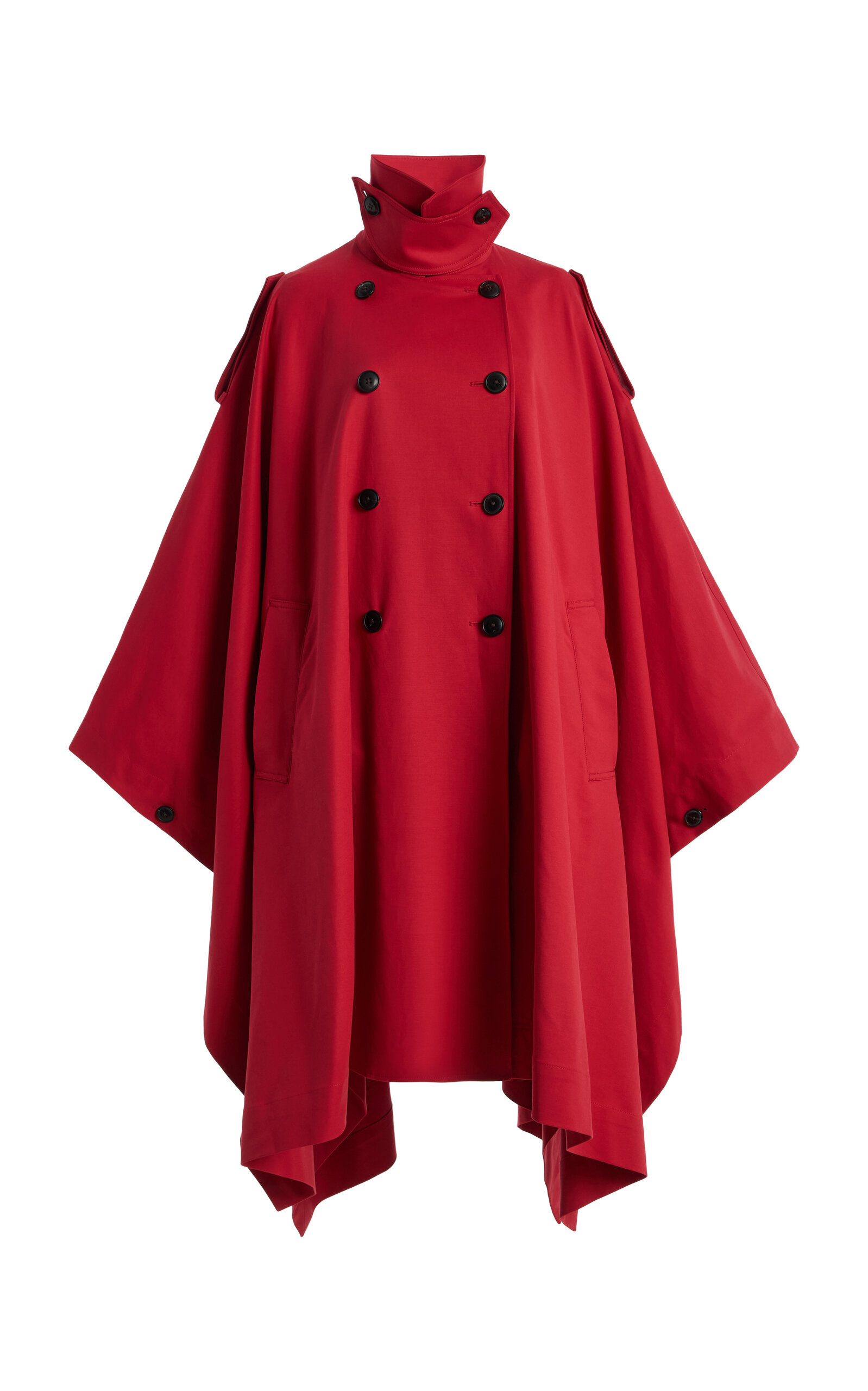 Róhe Róhe Cotton Cape Trench Coat