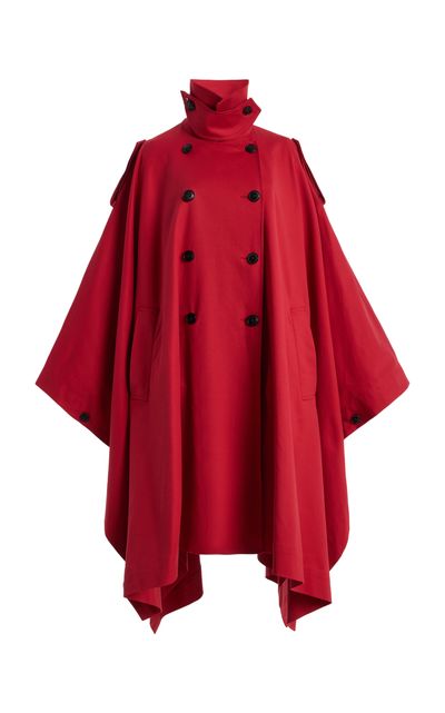 Róhe Róhe Cotton Cape Trench Coat