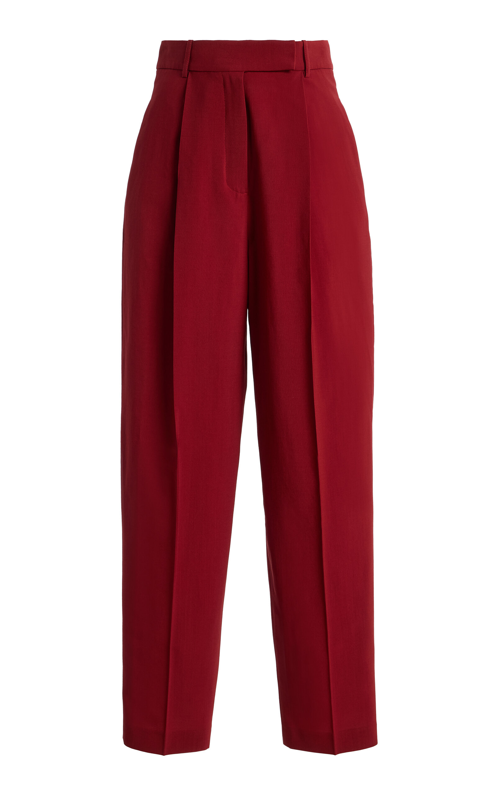 Róhe Róhe Daria Pleated Wool Tapered Trousers