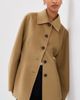 Róhe Róhe Double-Faced Sculptural Jacket Camel - 2