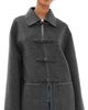 Róhe Róhe Double-Faced Wool Jacket Dark Grey Melange - 1