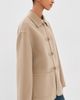 Róhe Róhe Double-Faced Wool Jacket Desert Brown - 4