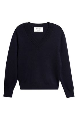 Róhe Róhe Double V-Neck Merino Wool Sweater