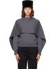 Róhe Róhe Gray Cape Sweater - 1