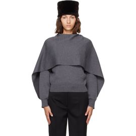 Róhe Róhe Gray Cape Sweater