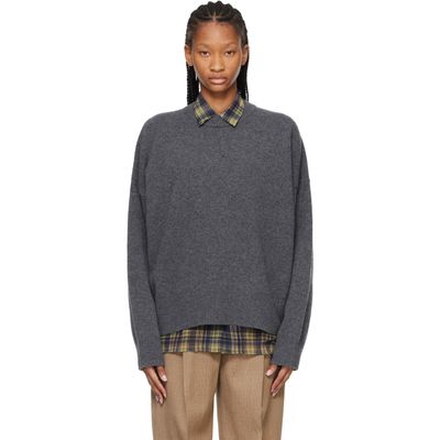 Róhe Róhe Gray Classic Crewneck Sweater