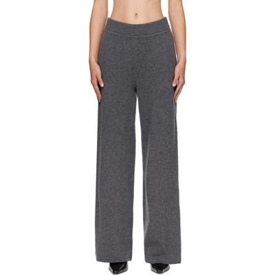 Róhe Róhe Gray Compact Knitted Trousers