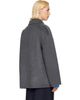 Róhe Róhe Gray Double-Faced Wool Pankou Closure Jacket - 3