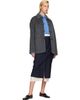 Róhe Róhe Gray Double-Faced Wool Pankou Closure Jacket - 4