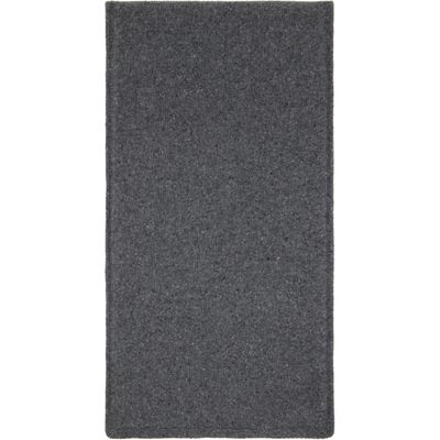 Róhe Róhe Gray Knitted Mouliné Scarf