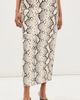 Róhe Róhe High Waist Snakeskin Skirt Snakeskin - 2