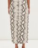 Róhe Róhe High Waist Snakeskin Skirt Snakeskin - 3